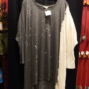 Paint splatter dress